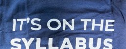 It's on the syllabus T-Shirt